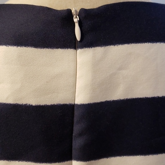 Jieru Sleeveless Top Navy/white Stripe lined NWT - Picture 3 of 8